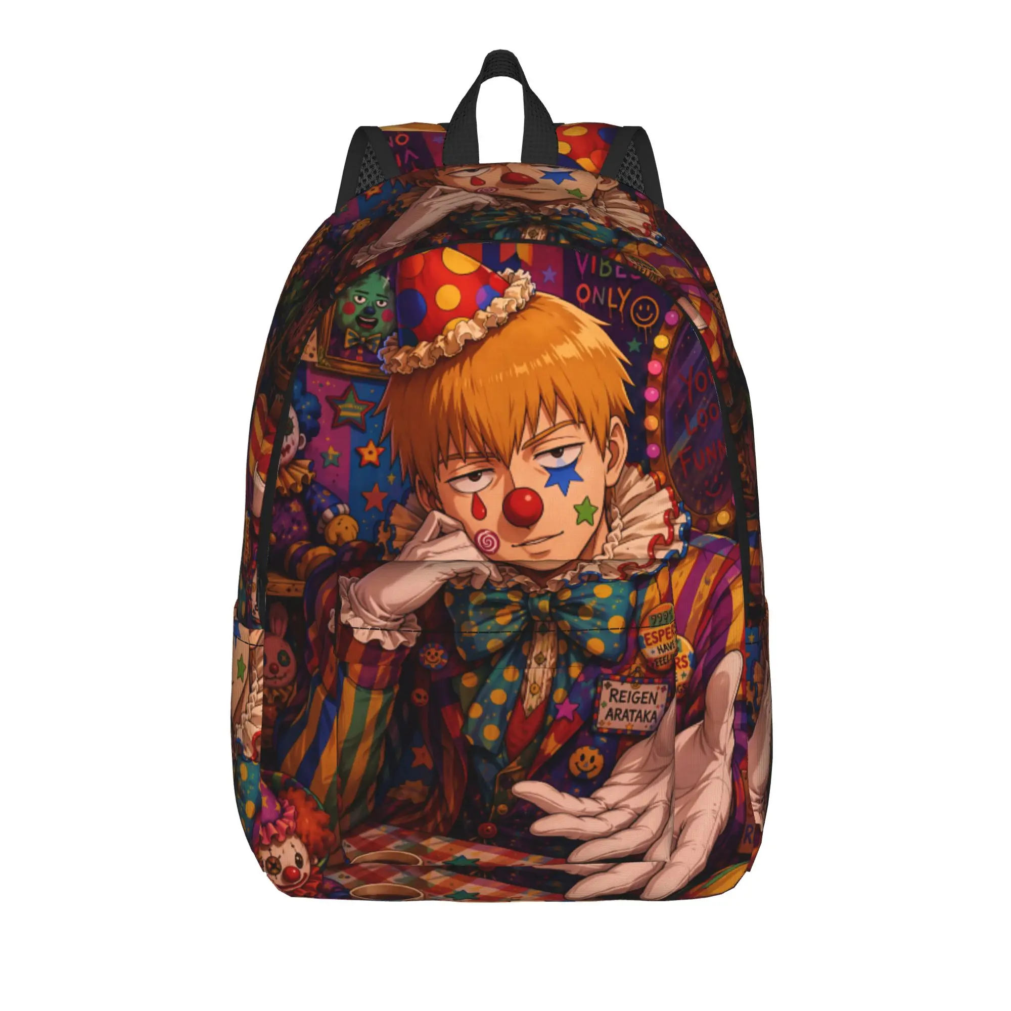 Killer Klowns From Outer Space Wax Backpack Unisex Backpacks Polyester Leisure High School Bags Workout Designer Rucksack