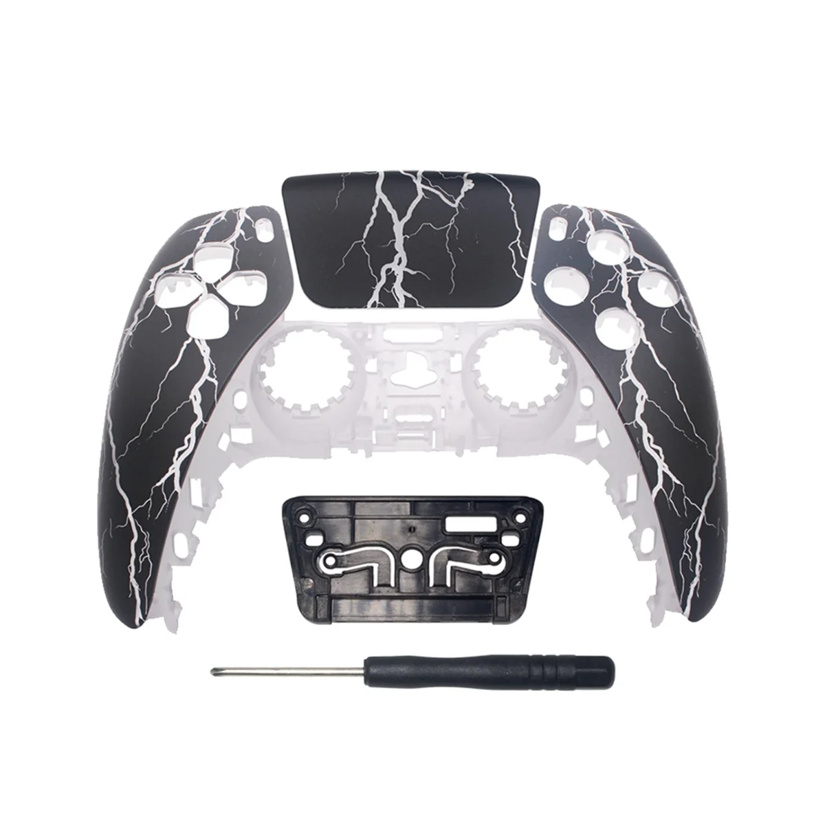 

For PS5 Elite Gamepad BDM-010 1Rd Skin Type Front Cover Gamepad Replacement Top Cover Replacement Refit Part,B