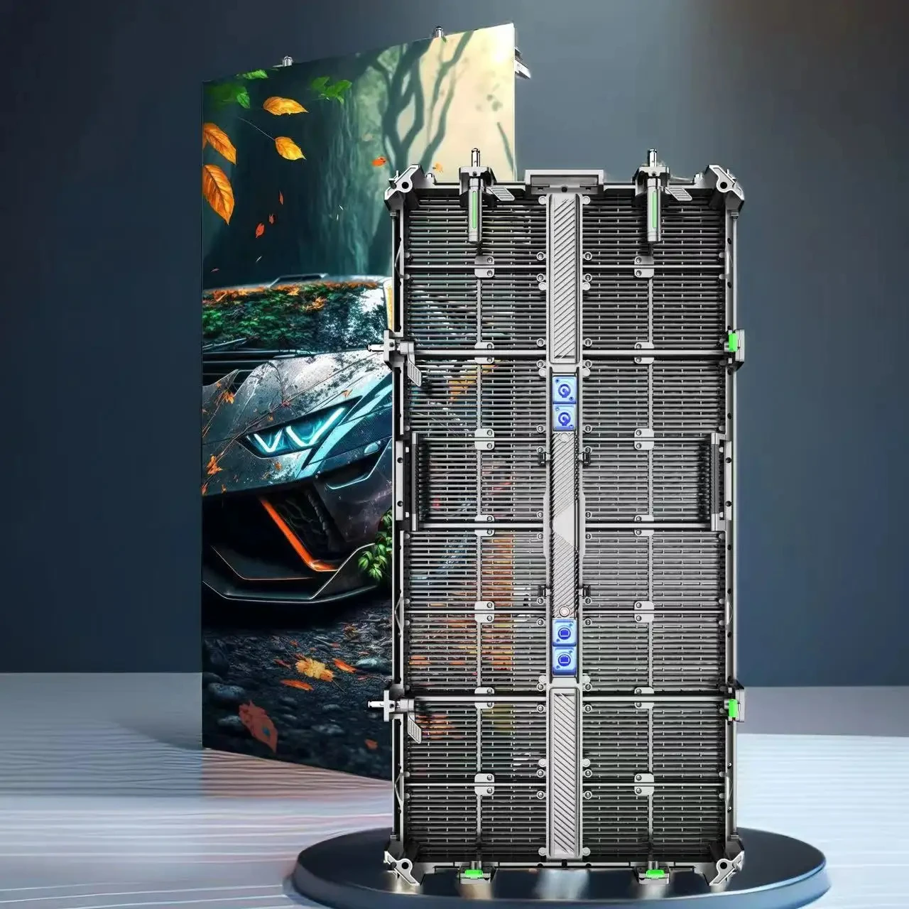 

P3.91 IP65 Outdoor Transparent Rental LED Display, 500x1000mm Lightweight Energy Saving Video Wall for Mall Stage