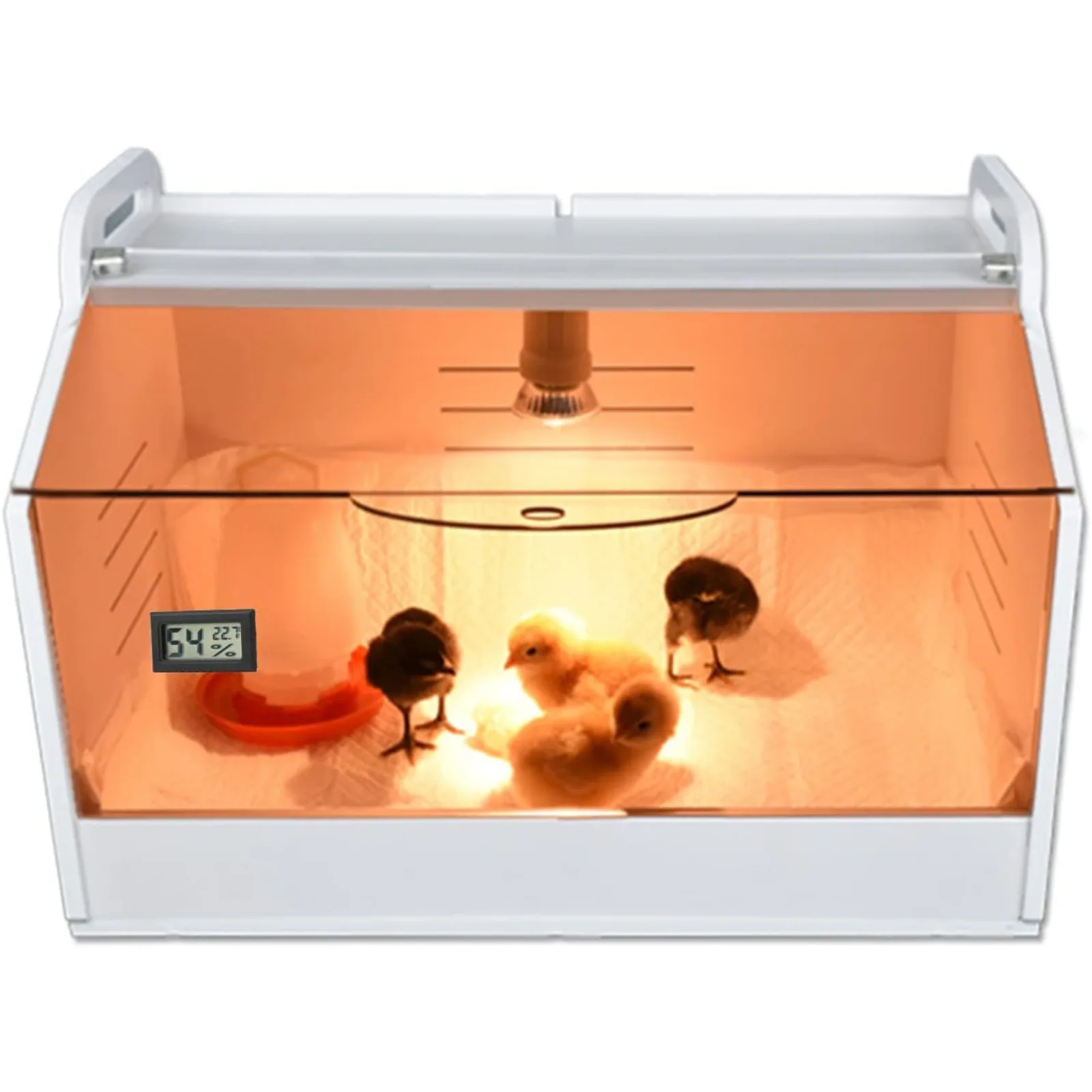 US Intelligent Brooder Box 10-15 Newborns Chicks Quail Birds Small Animals Manual Incubators Poultry Heater Breeding Box