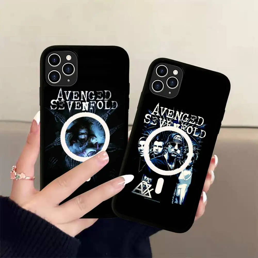 

Band A-Avenged S-Sevenfold Magsafe Phone Case For IPhone 16 15 11 12 13 14 17 Pro Max Plus Magnetic Wireless Charge