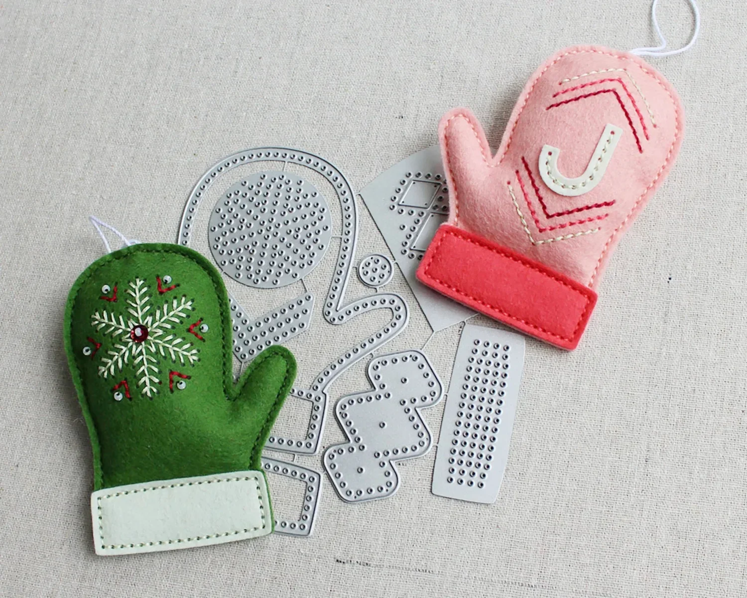 Globe Geschulpte Sparren Sneeuwkrans Kous Kerst Metalen Stansmessen Siliconen Stempels Plakboek Sjabloon Fotoalbum DIY Papier