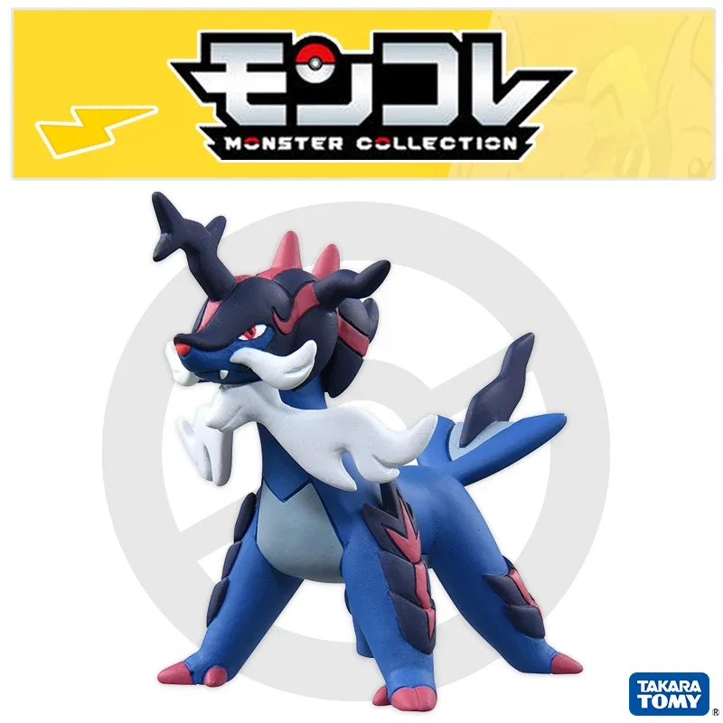 Takara Tomy Tomica Pokemon Pocket Monster Collection MS-13 Samurott (Jade Form) 3-5cm Mini Resin Anime Figure Toys