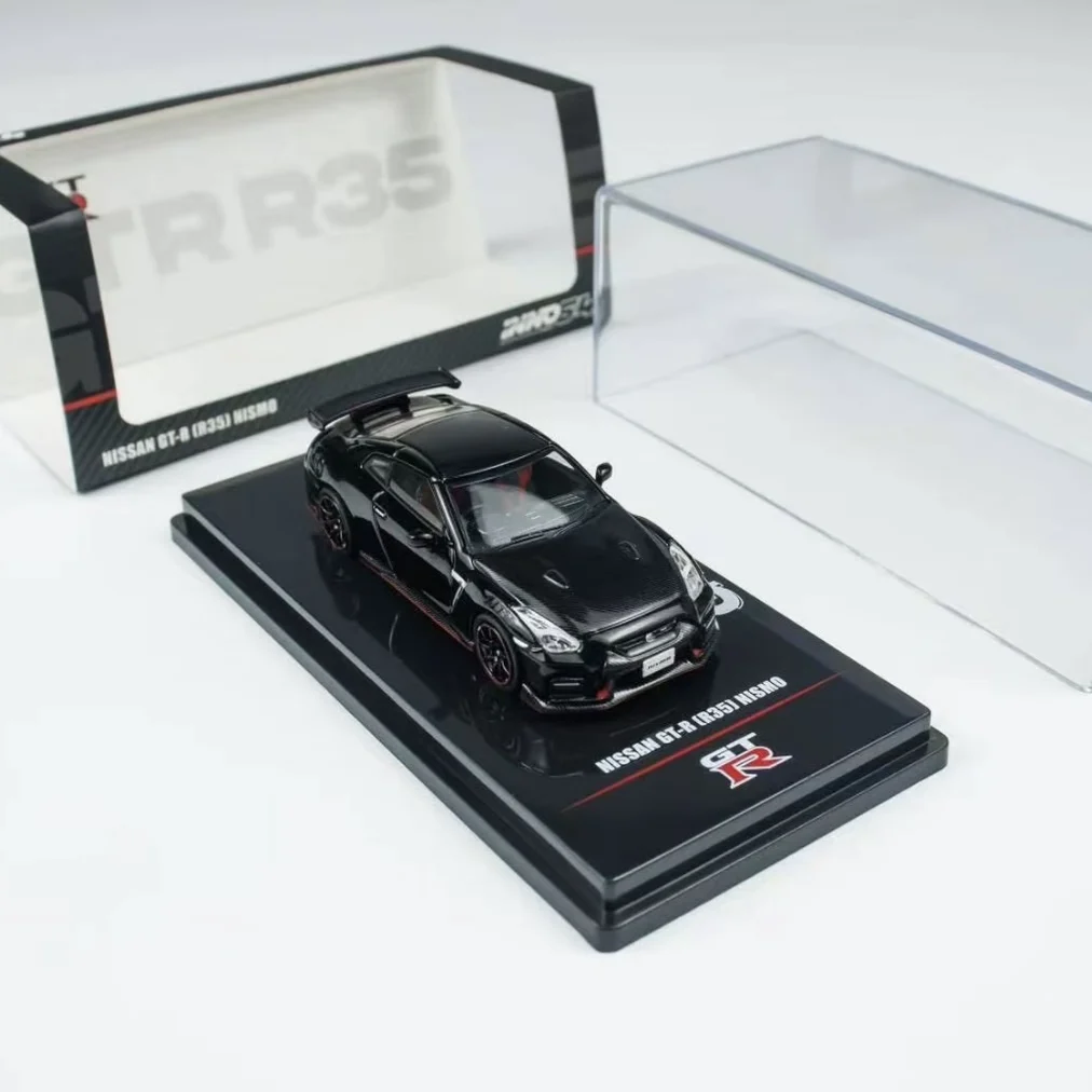 

[Mr. Li] INNO 1:64 NISSAN GTR R35 black, alloy car model