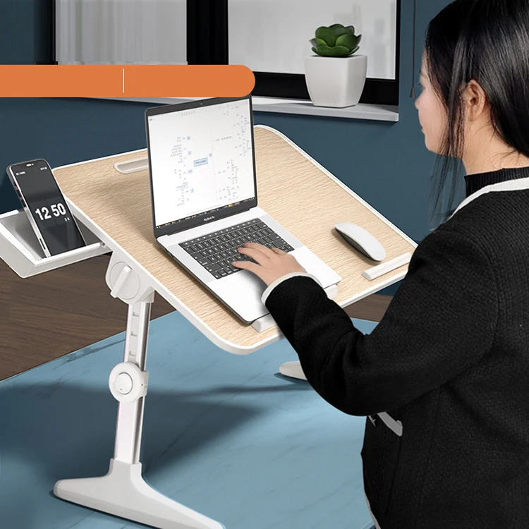 Bed Laptop Table Study Desk Multi Function Folding Lifting Desk Sitting and Standing Desk