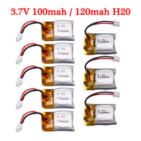 RC Drone Battery For Wltoys V272 V282 V292 FQ777-124 Hubsan Q4 RC Helicopter / RC quadcopter spare battery 3.7V 100mah / 120mah