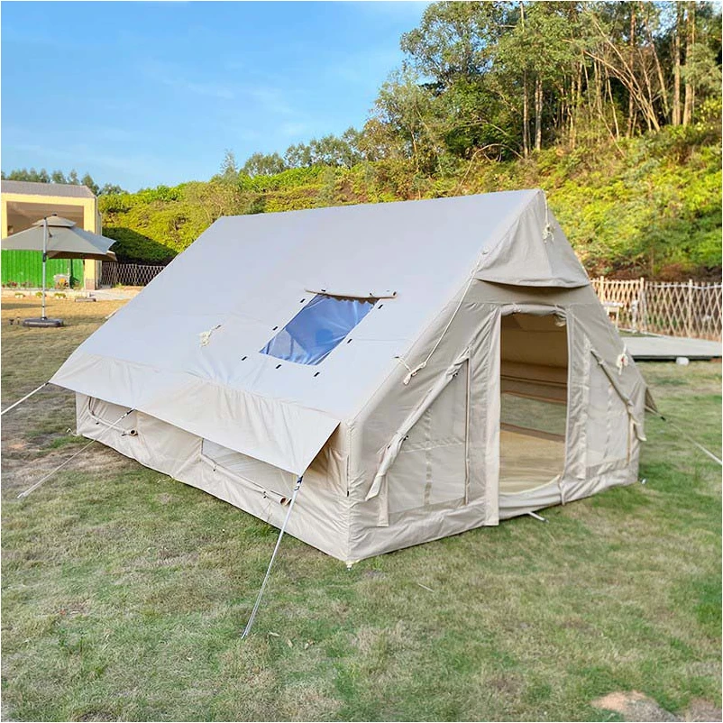 

Hot Sales Air Glamping Easy Setup Waterproof and Windproof Blow up Tent 4 Seasons Oxford Cabin Inflatable Camping Tents
