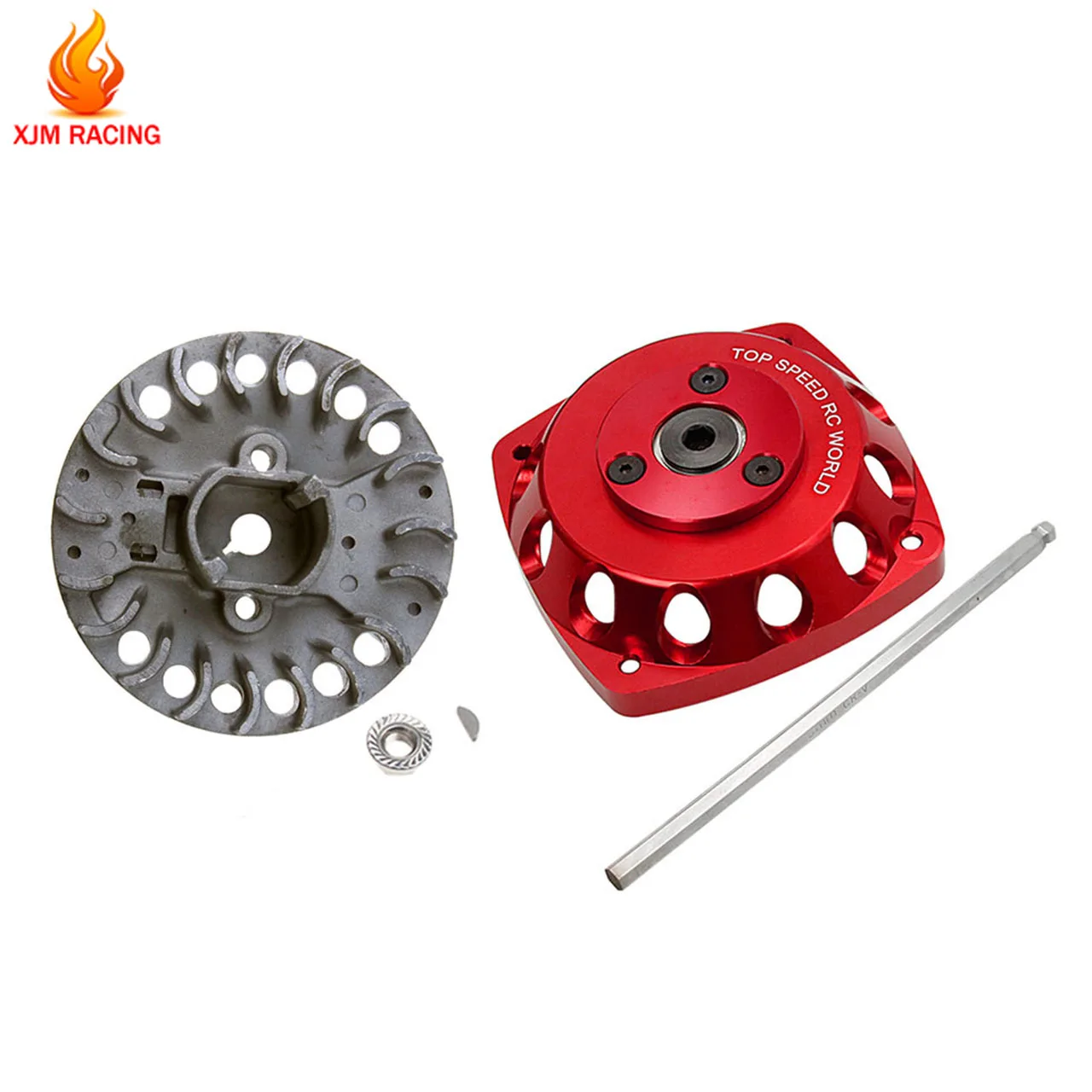 Rc Car Flywheel or Roto Start Electric Starter for 1/5 HPI Rofun Rovan Km Baja Losi 5T FG Zenoah CY FLMLF 23CC-45CC Engine Parts