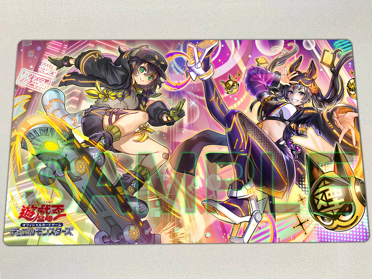 

YuGiOh S:P Little Knight Playmat I:P Masquerena TCG CCG Mat Board Game Duel Pad Trading Card Game Mat Rubber Mouse Pad Free Bag