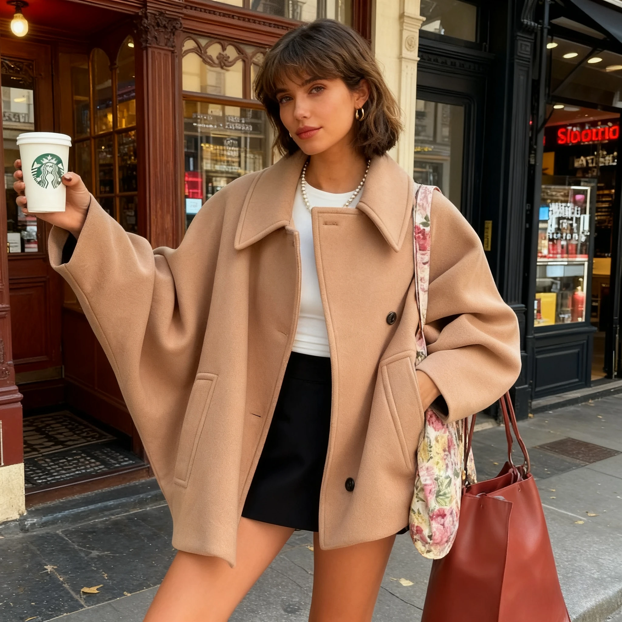 

Women Wool Coats Jackets Turn Down Collar Coat Thick Warm Y2k Streetwear Slim Fit Jacket Work Outerwear Autumn Winter 2025