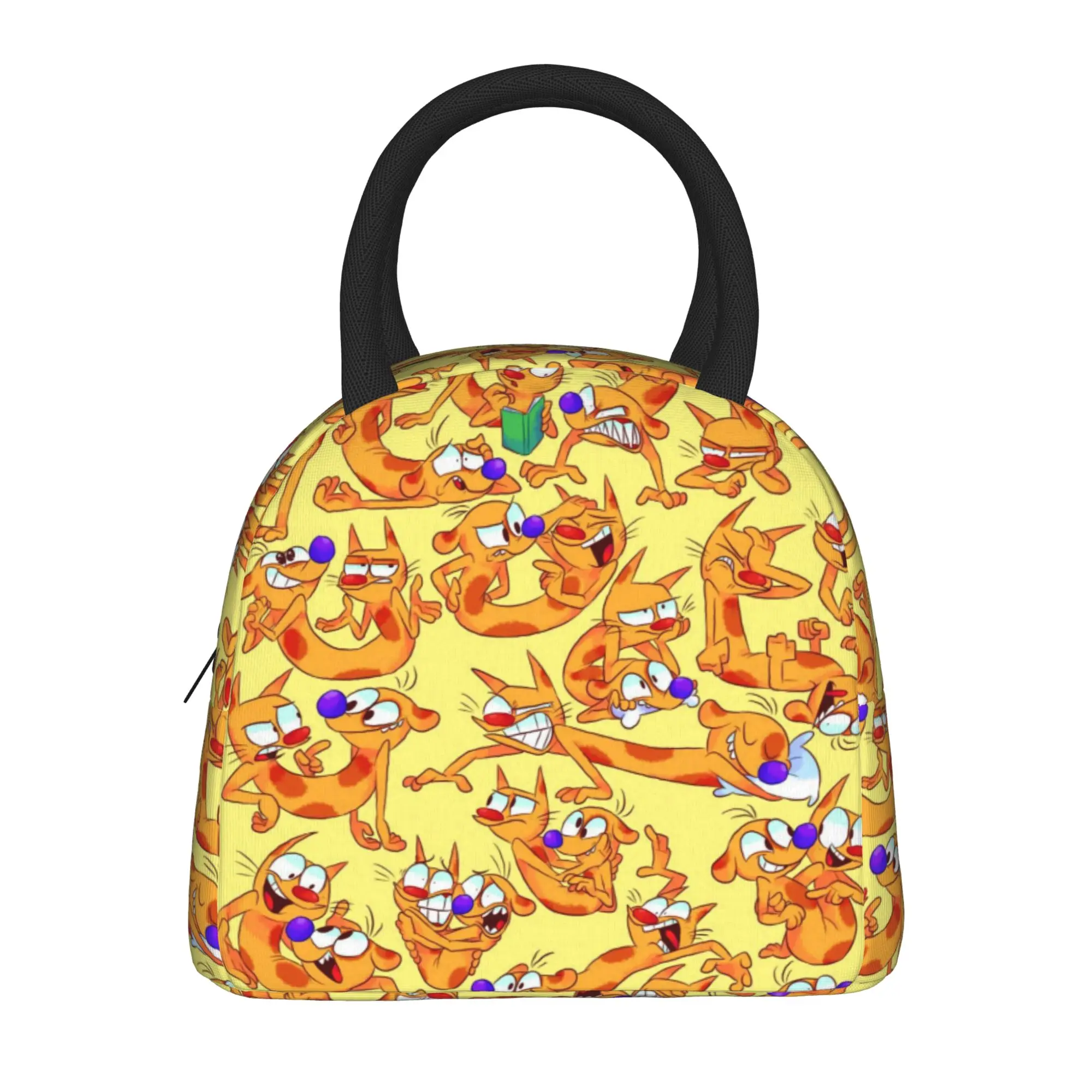 Insulated Lunch Boxes  Duo Rucksack Ren & Stimpy  Merch  Lunch Food Box Multifunction Cooler Thermal Bento Box For School
