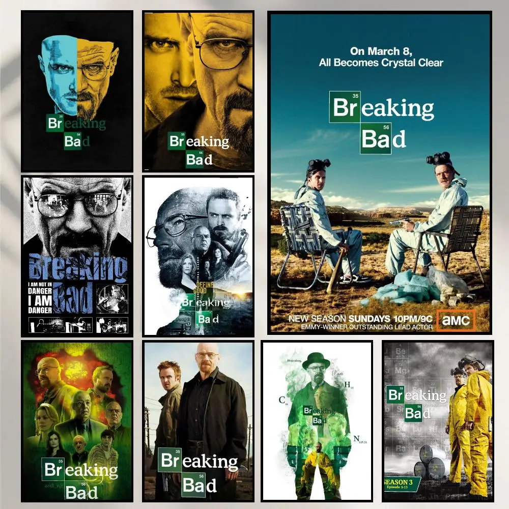 Breaking Bad Poster Wall Art Print Art Suitable For Living Room Bedroom Bar Parlor Home Decoration Gift