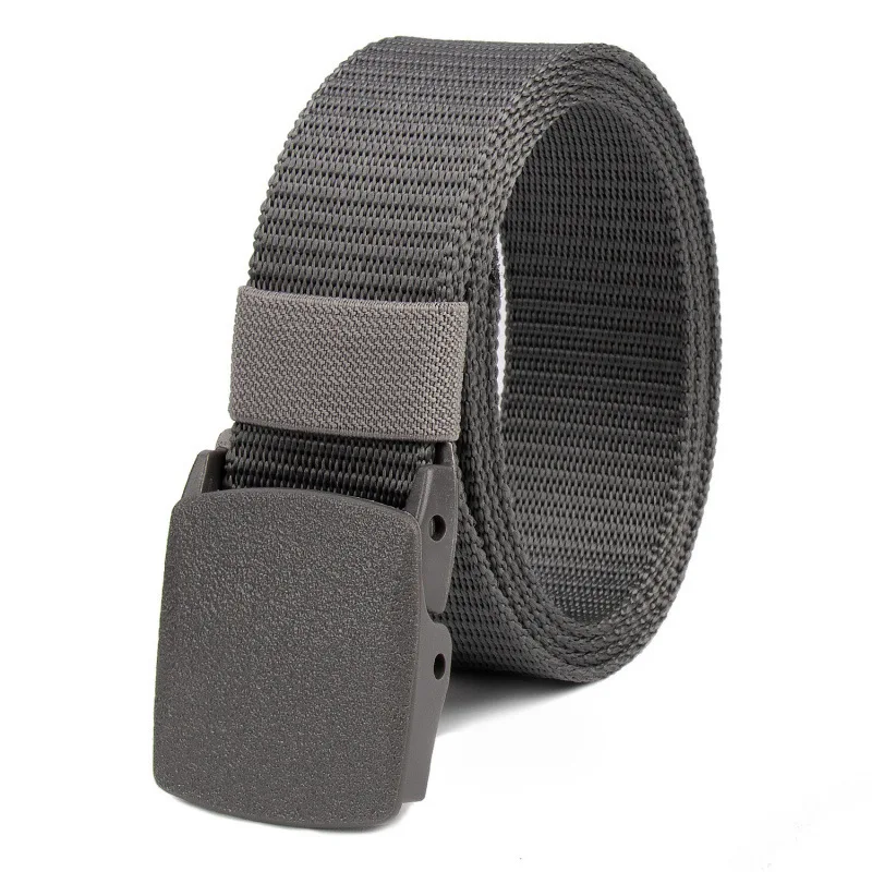 Men's Adjustable Tactical Canvas Belt with Buckle