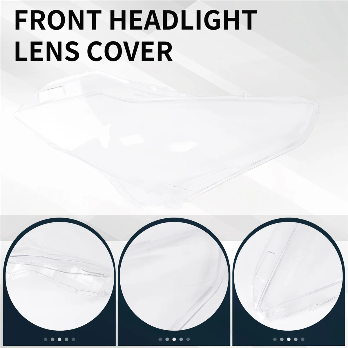 

Durable Front Headlight Lens Cover for Infiniti G37 G35 G25 2010-2015 Left