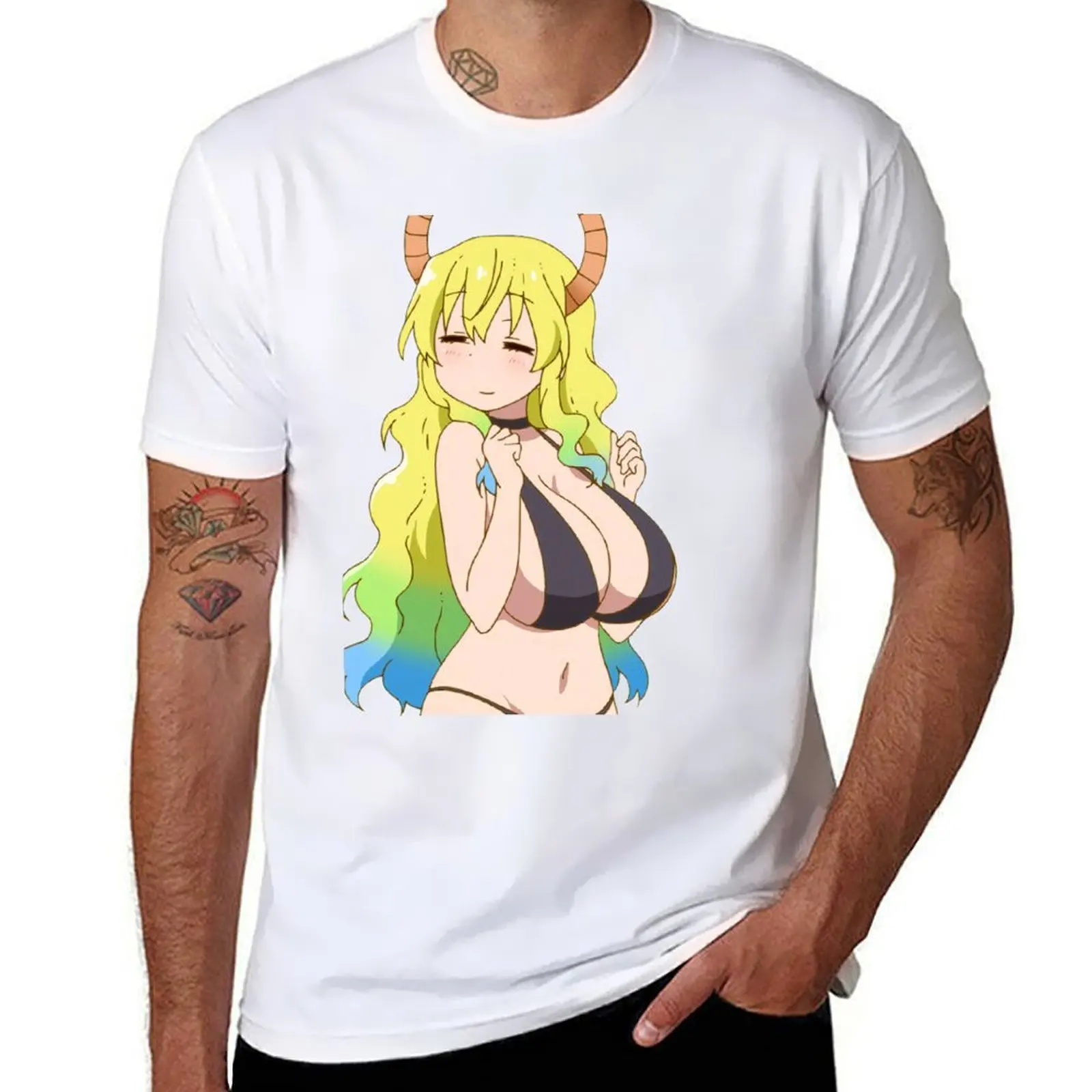 

Lucoa Kawaii Design T-Shirt man t shirt summer t shirts for man cotton t shirts designer T-Shirt