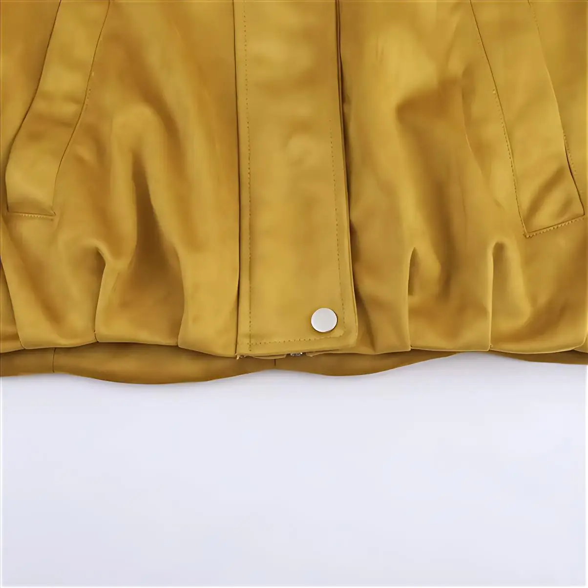 Chaquetas Bomber marrones para mujer, forro polar de franela de invierno, forro grueso a prueba de frío, peso pesado, acogedor, acolchado, OL Highstreet Simple