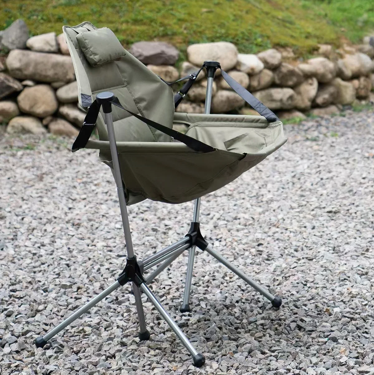 

Manufacturer Ultralight Portable Outdoor Camping Folding Chairs comfortable rocker camping chair For Garden beach fishing