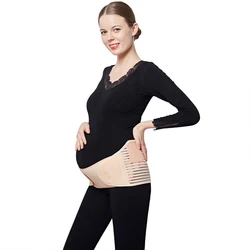 Bande de soutien confortable réglable, en polyester, pour femme enceinte, multifonctionnelle