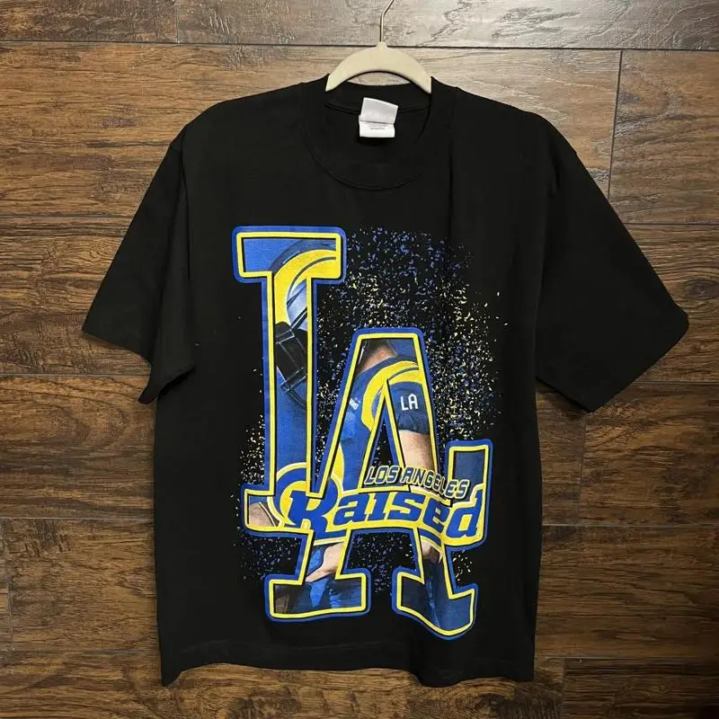 La Rams X Raised T Shirt Two Sided L