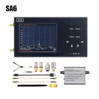 SA6 Spectrum Analyzer Handheld Frequency Portable Analyzer 35-6200 MHz RF Input Signal Generator HT004A 100K-6Ghz 30dB HTOOL