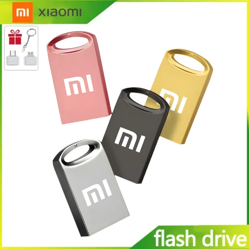 Xiaomi Metal Usb Flash Drive 2tb 1tb Usb Memory Stick 512g Waterproof Pen Drive Memoria Usb Disk Key Usb Portable Flash Pendrive