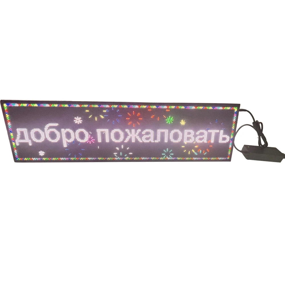 Indoor LED Scrolling Sign, P3, Mensagem Sinais