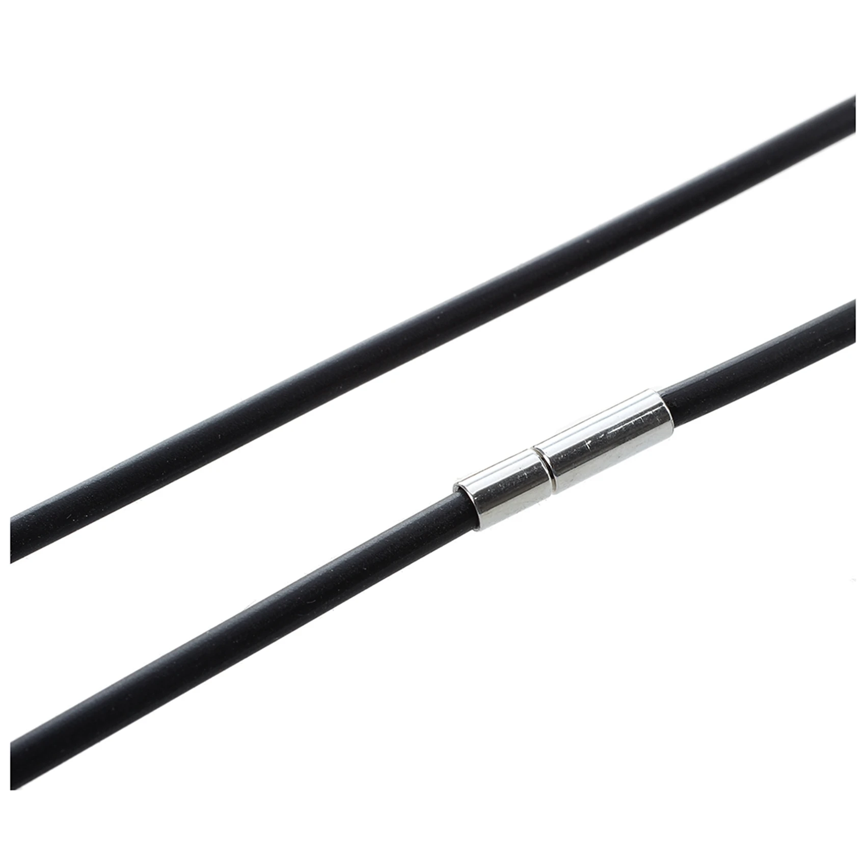 AT33 1 ชิ้น 25.5 นิ้ว 3 มิลลิเมตรยางคอสร้อยคอและ 1 ชิ้น 2 มิลลิเมตรความกว้างผิวเชือกสร้อยคอสร้อยคอโซ่ 51 ซม.