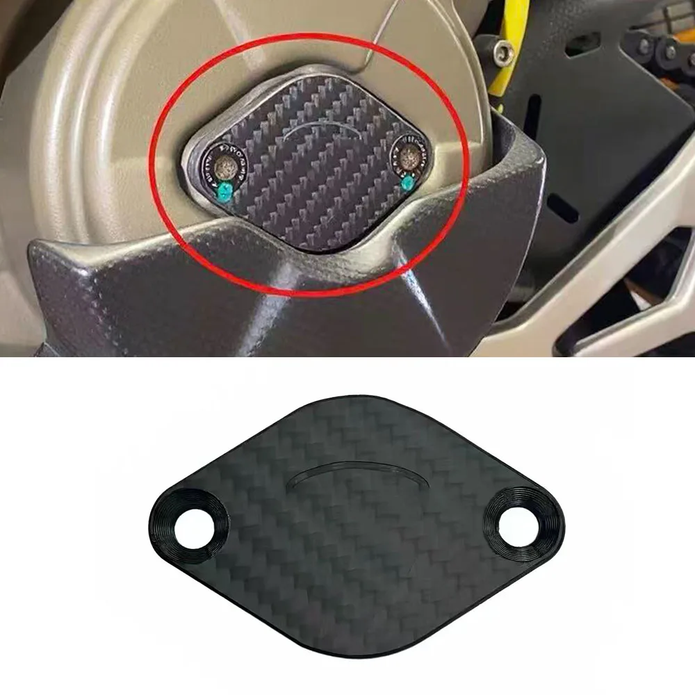 For DUCATI Panigale V4 Streetfighter V4 Speciale V4S 100% carbon fiber Left Engine Decorative Racing Limited