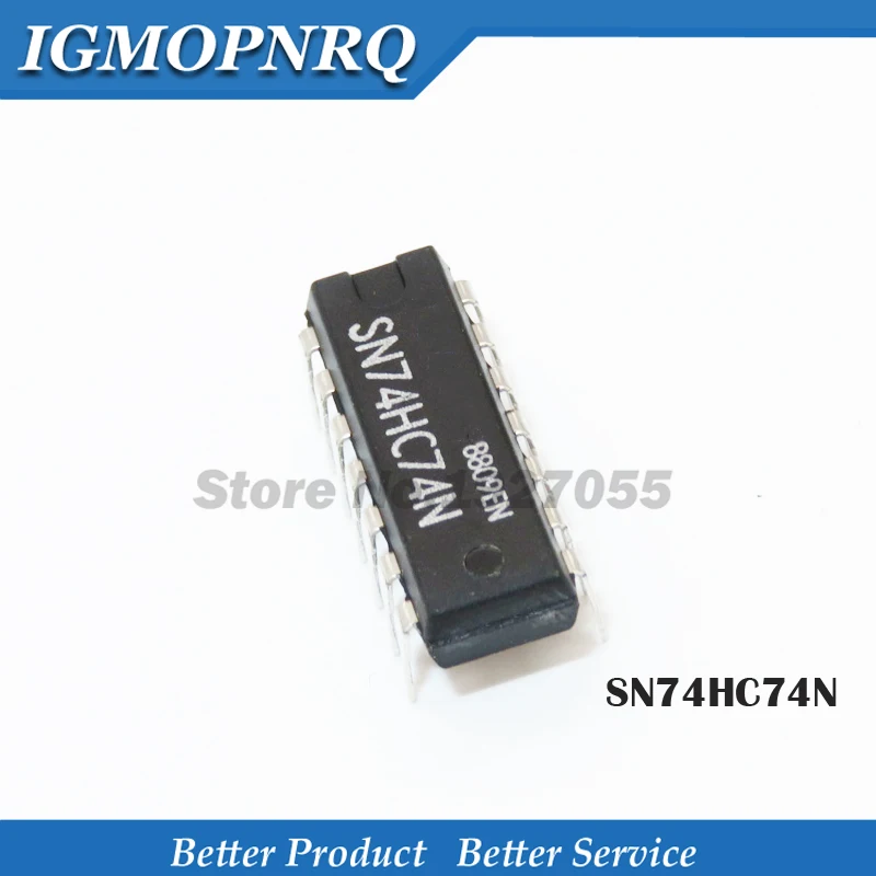 10Pcs Sn74Hc74N Sn7…