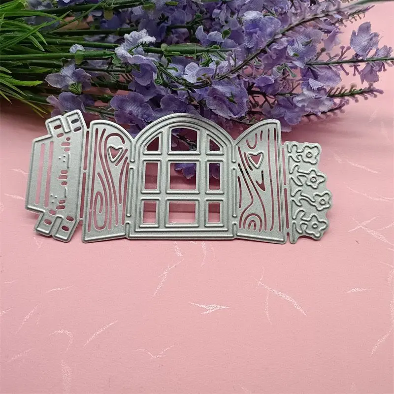 

Flower Window Metal Cut Dies Stencils for Scrapbooking Stamp/Photo Album Decorative Embossing DIY Paper Cards