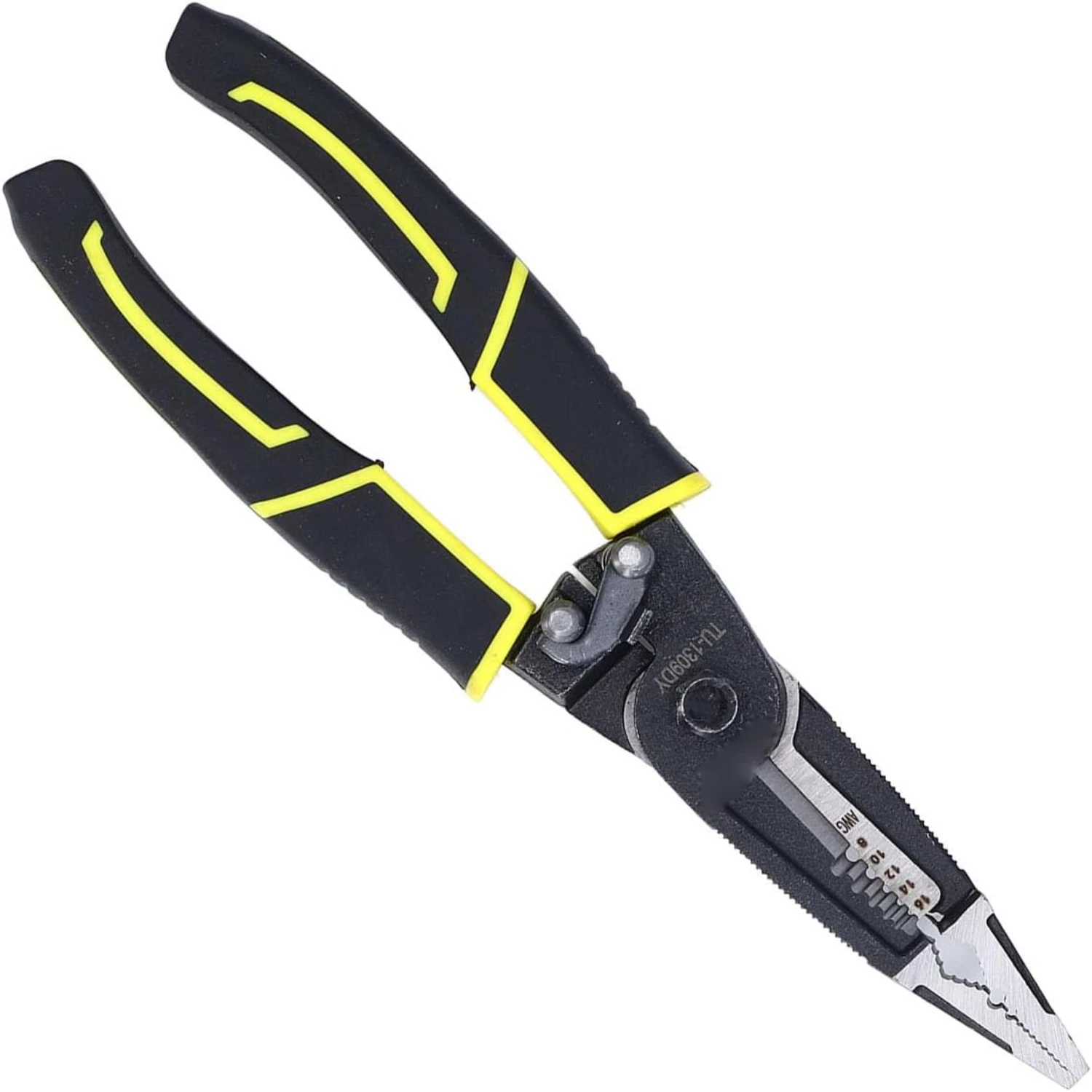 Comfortable and Efficient 9 Inch High Hardness Multi-Functional Wire Stripping Pliers - Perfect Precision Tool for DIY Projects