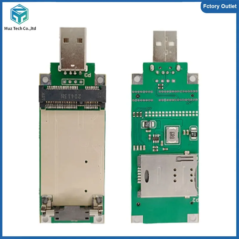 Minipcie to USB Adapter Board With SIM Card Slot for 3G 4G EC21-E MC7455 ME909S-120 LE910-EU EC25-E EC25-AF SIM7600G-H Module