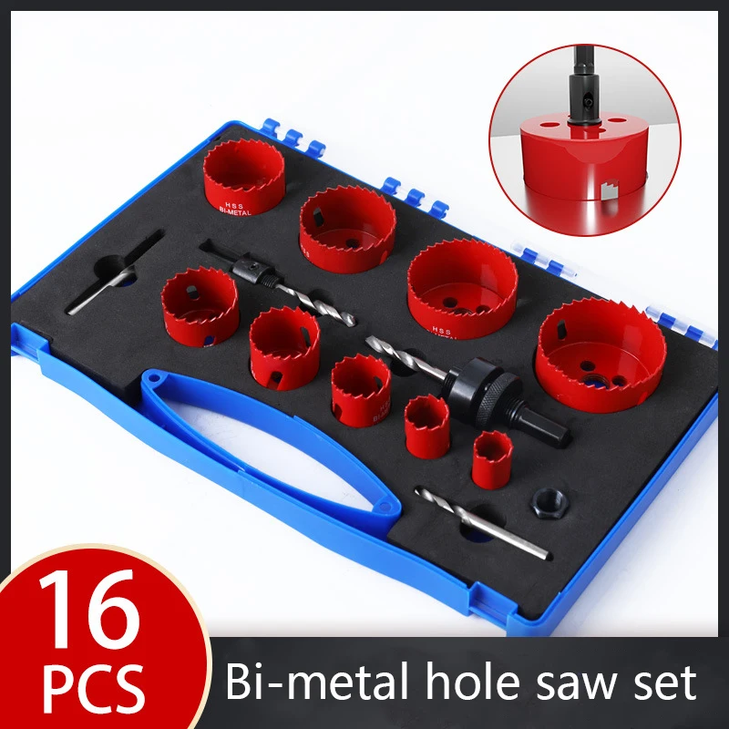 

M42 bimetal hole opener plastic box set woodworking drill bit PVC gypsum board downlight speaker reamer