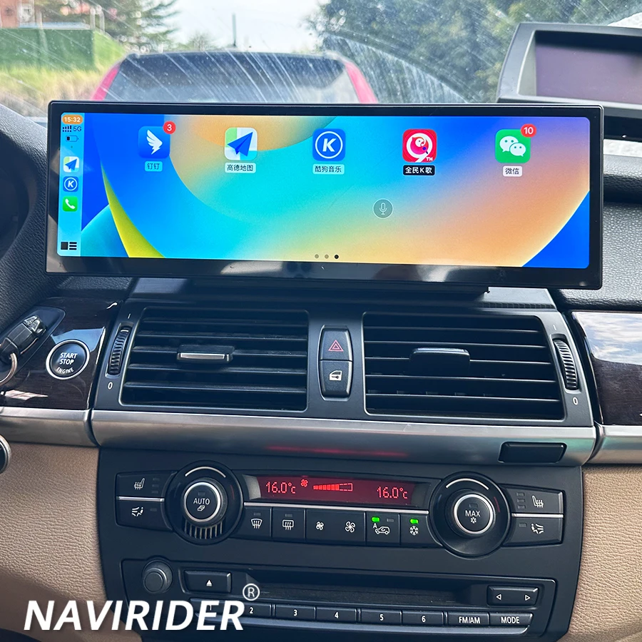 

14.9Inch For BMW X5 X6 E70 E71 2007-2013 CIC CCC Android Auto Car Radio Player Multimedia Stereo Video GPS Car Carplay LHD RHD