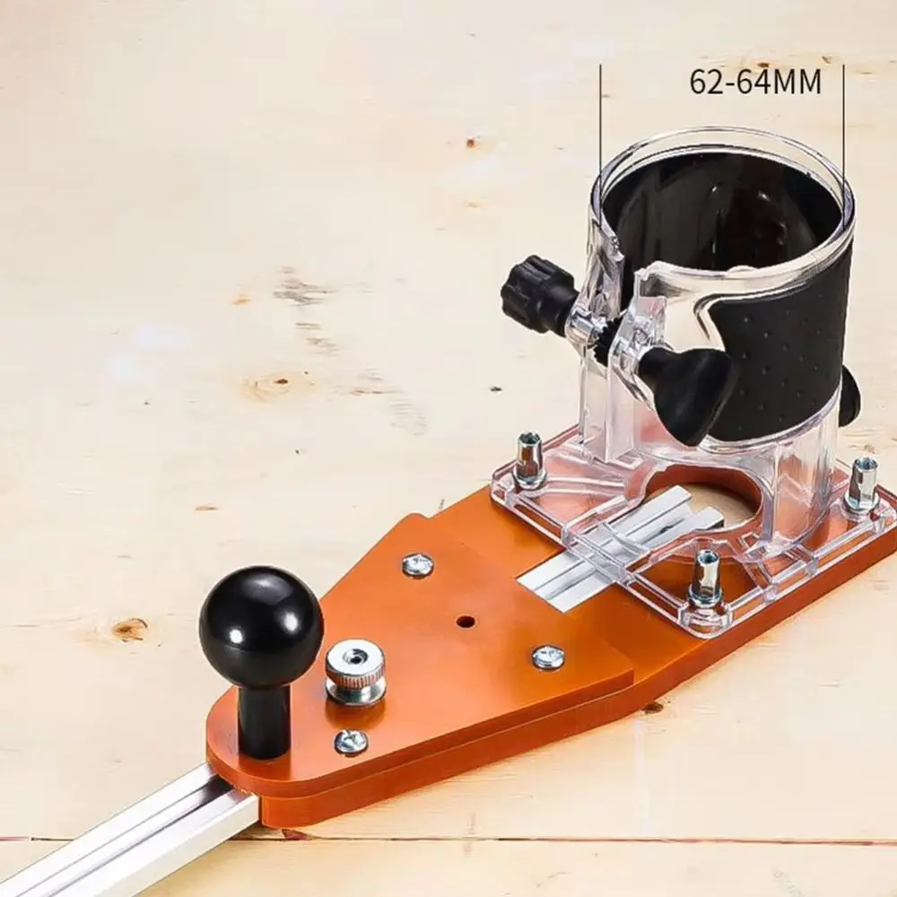Adjustable Guide Trimming Machine Fixing Bolts Ergonomic Ball Handle Router Circle Cutter Precision Professional