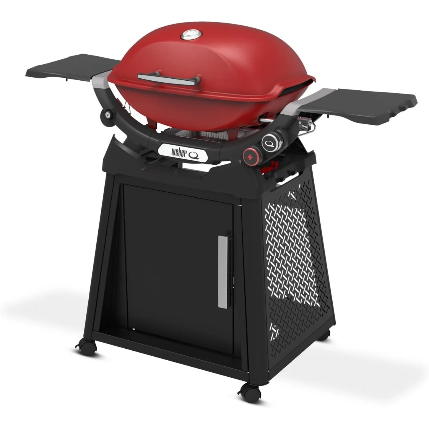 Q 2800N+ Liquid Propane Grill with Stand, Flame Red