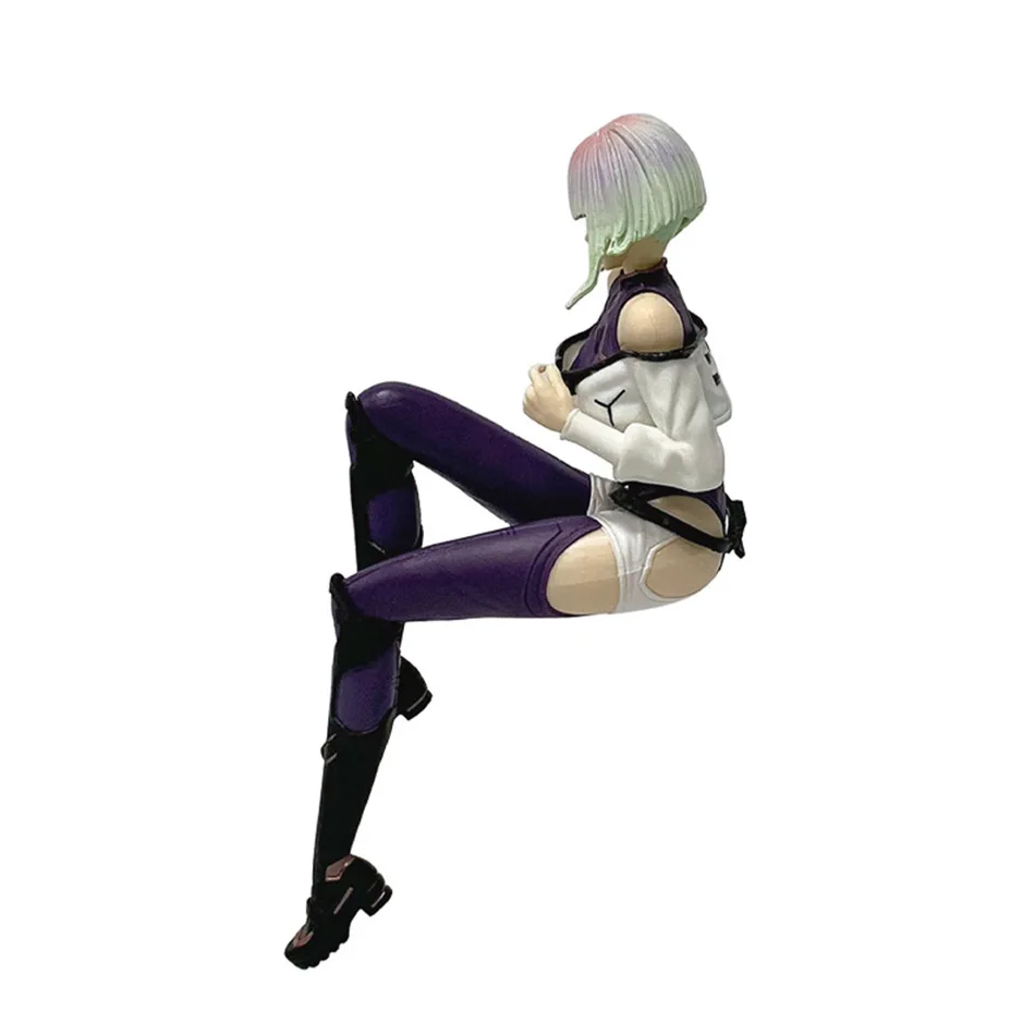 Edgerunners Anime-Figuren – Lucy-Sitzposen im Cyberpunk-Stil | Street Samurai Desktop-Modellspielzeug, Fan-Kollektion – Detail 9