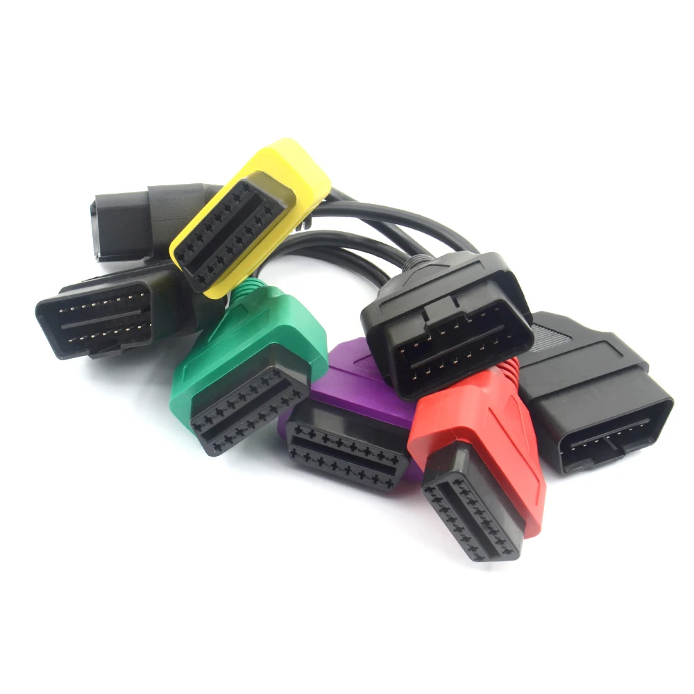 For Fiatecuscan OBD2 Connector Diagnostic Cable Adapter For Fiat ECU Scan Multiecuscan Adaptor for Fiat Al-fa Ro-meo for Lancia