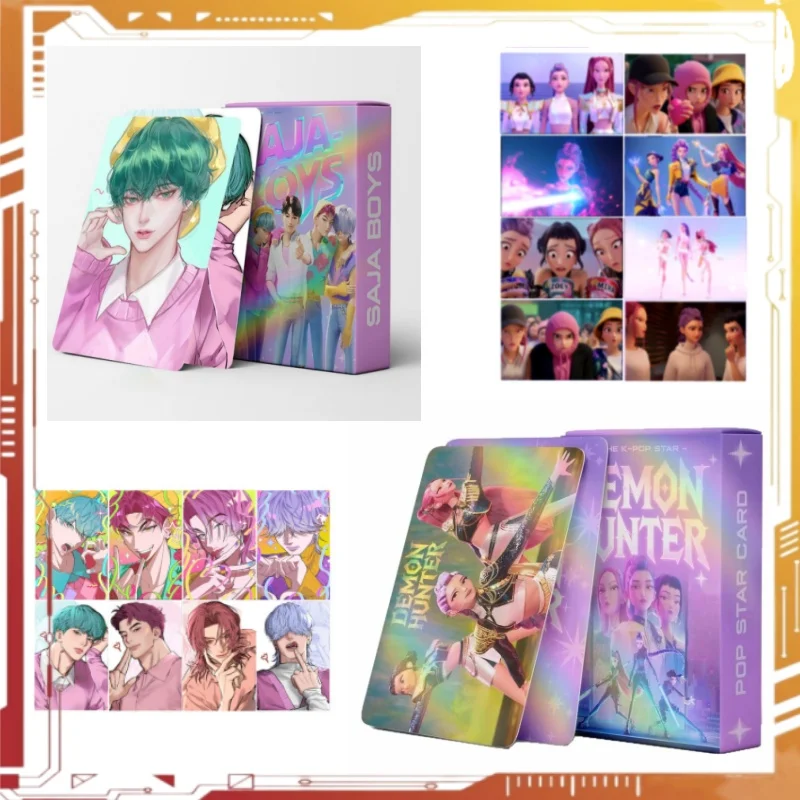 

﻿ 55pcs KPop Demon Hunting Series Sajaboys Photocard Rumi Print Lomo Cards Mira Zoey Collection Postcards Fans Collect Card