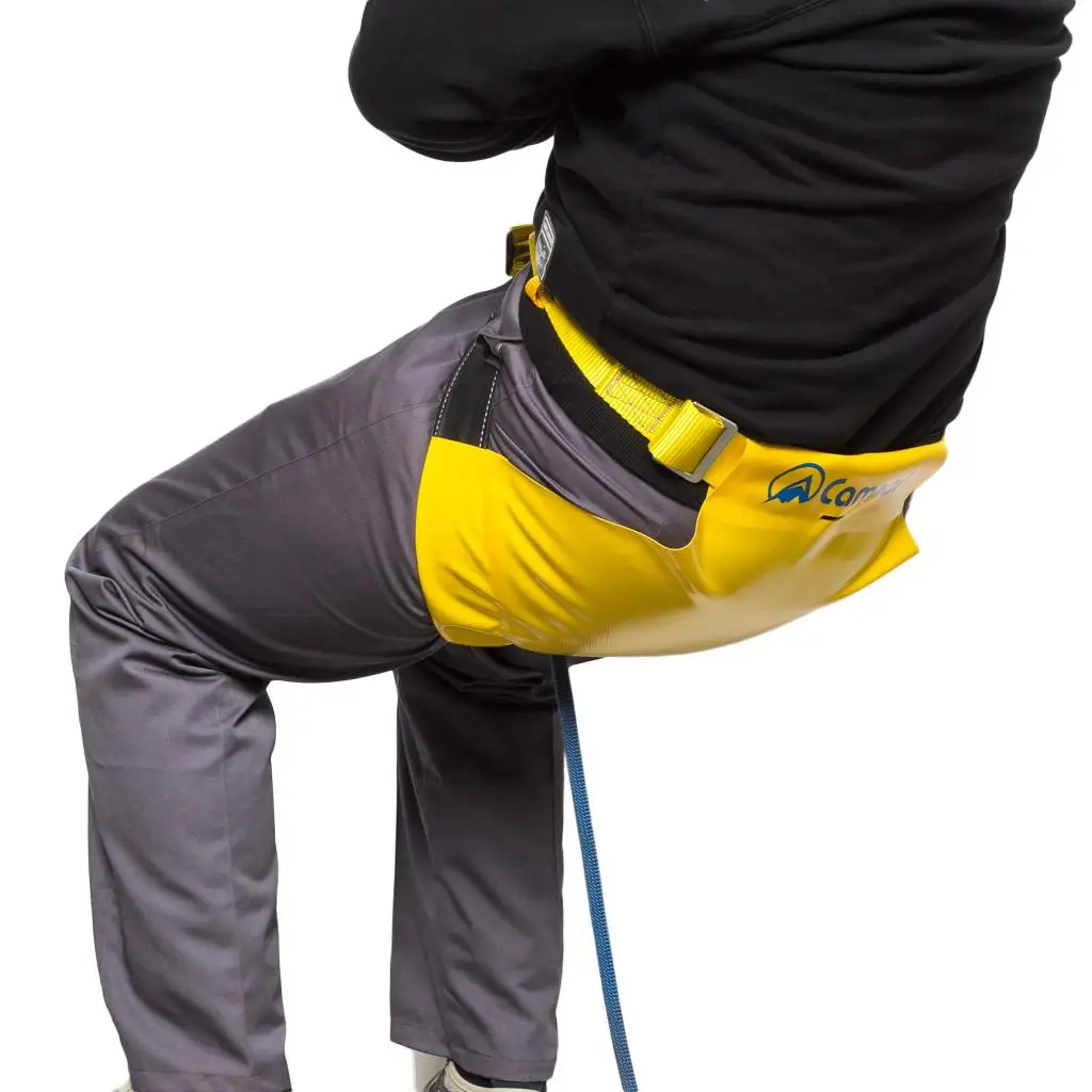 PVC Climbing Harness Seat Removable Safety Bust Belt for Rock Climbing Mountaineering and Outdoor Exploration