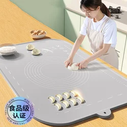 Non-Stick Silicone Baking Mat, Rolling Kneading Pad, Pastry Tools, Crepes, Pizza Dough, Thick, 6mm, Kitchen, New