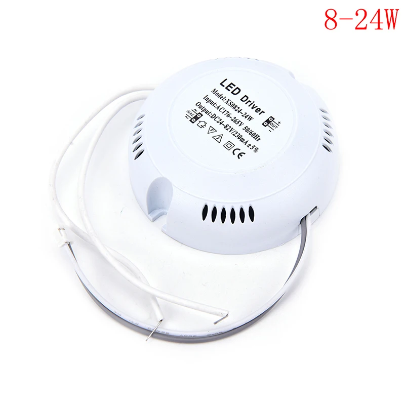 Sterownik Led 8W/10W/12W/14W/16W/18W/20W/24W wysoka wydajność 300mA 8-24*1W zasilacz AC 175V ~ 265V 220V dla lampy sufitowej
