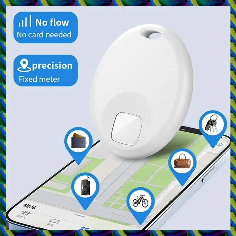 Ежедневный Bluetooth-локатор для отслеживания домашних животных, умный локатор против потери для устройства Find My Airtag Anti-Lost, черный