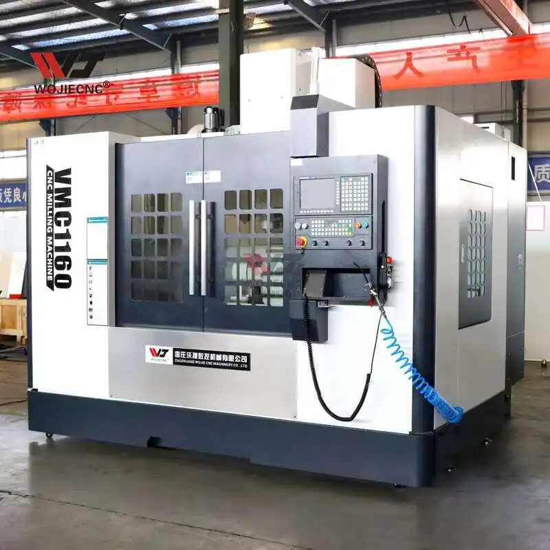 WOJIE High Precision Hining Center VMC1160 Fanc System Cnc 5 Axis Milg Hine