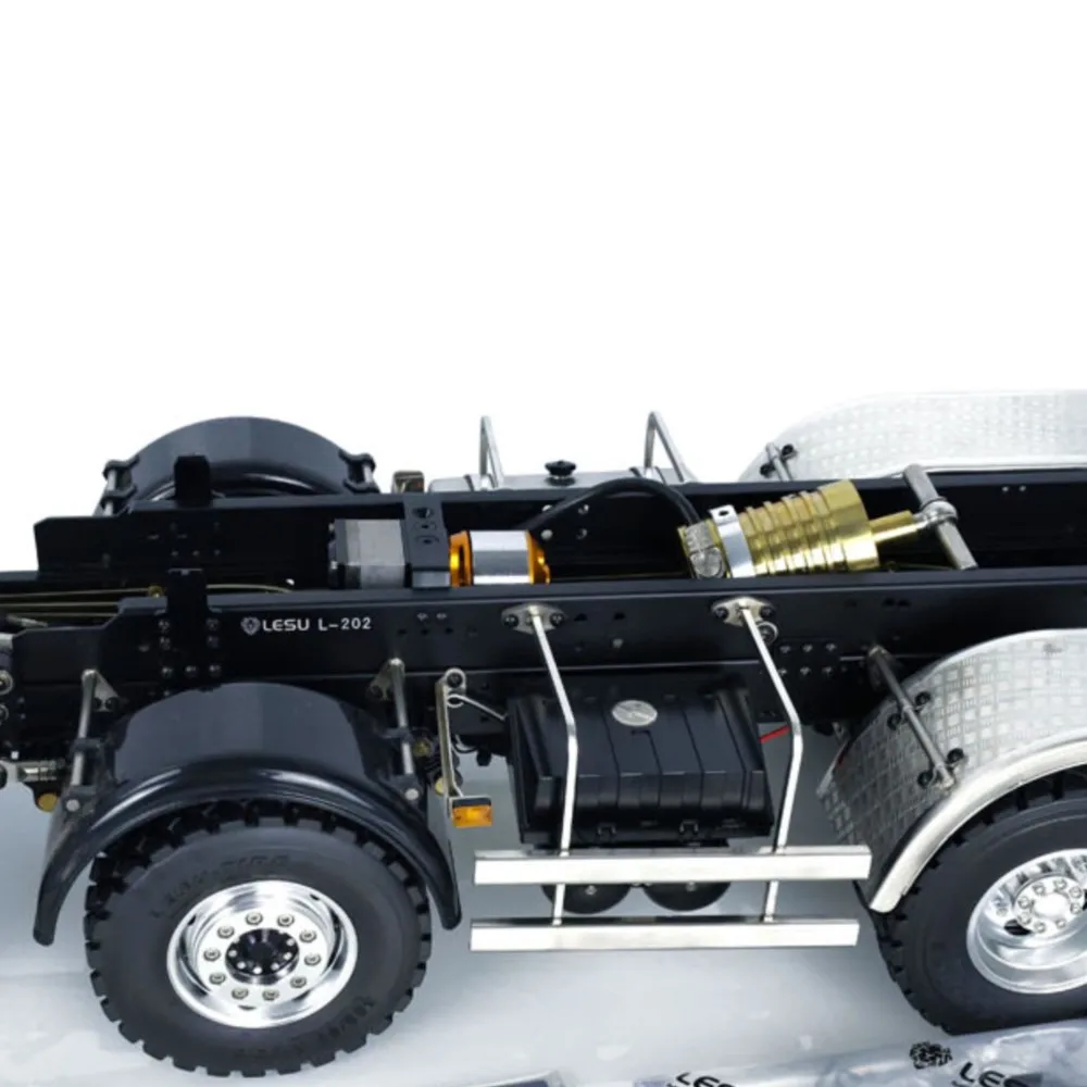 

1/14 LESU Electric KIT 8X8 RC Hydraulic Dump Truck TGS Painted Car Shell Metal Chassis Radio Control Construction Dumper Car Toy