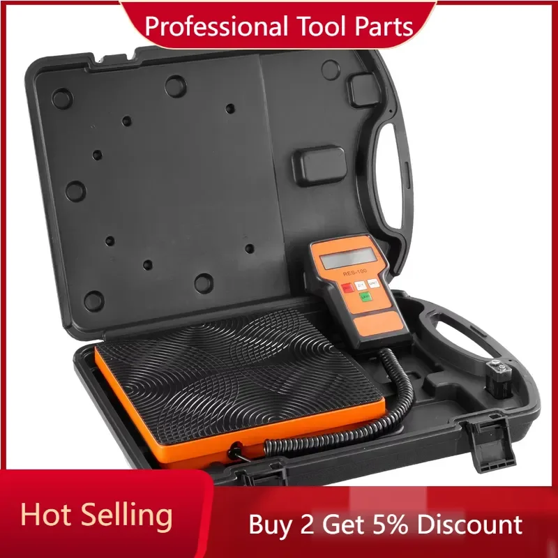 SucceBuy Refrigerant Scale 110/220 LBS HAVC Charging Recovery Freon Scale with Wired Remote Control 2/5g Precision Electronic