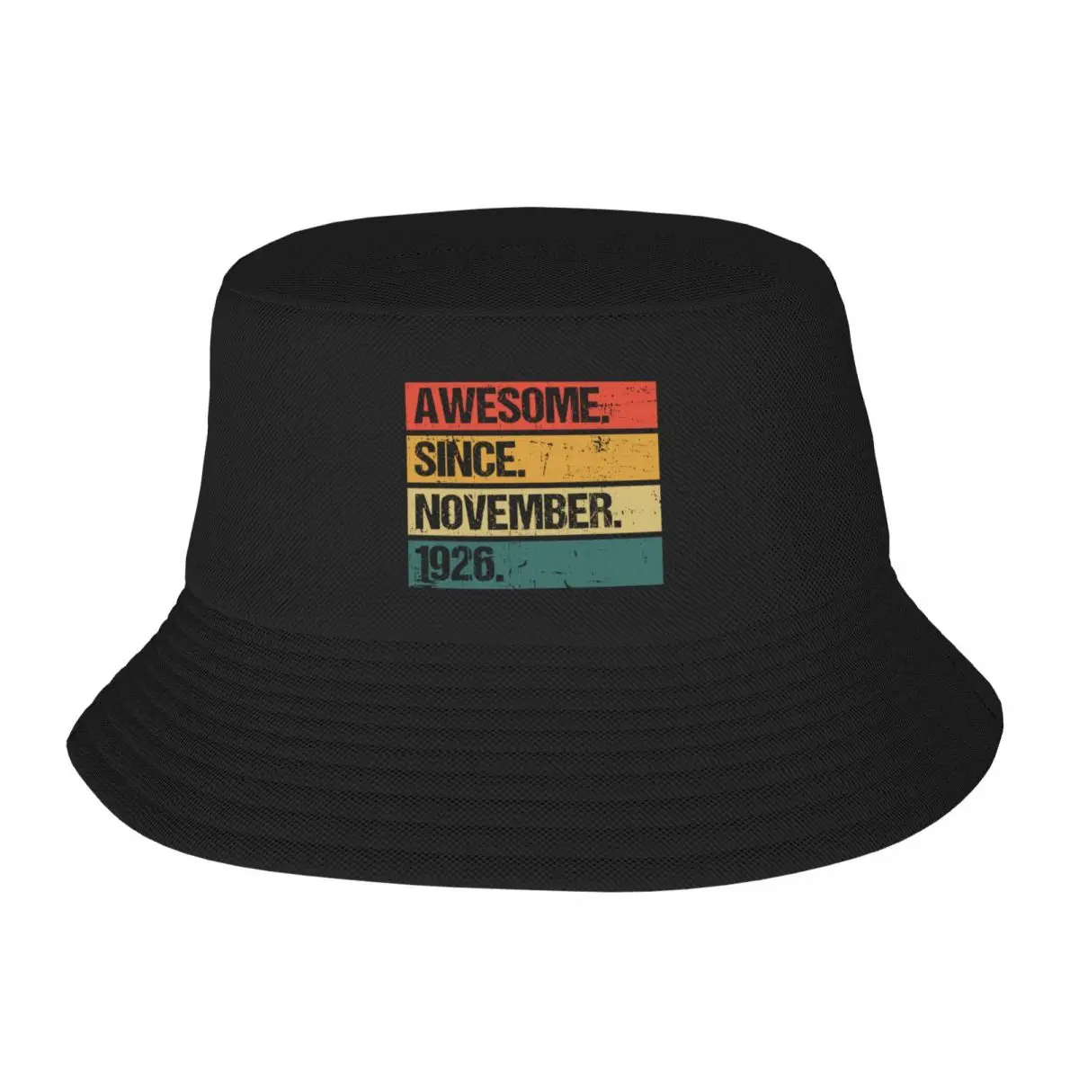 Awesome Since November 1926 Made In 1926 Vintage November 1926 Bucket Hat Luxury Brand Hat Man Luxury Men's Caps Women's