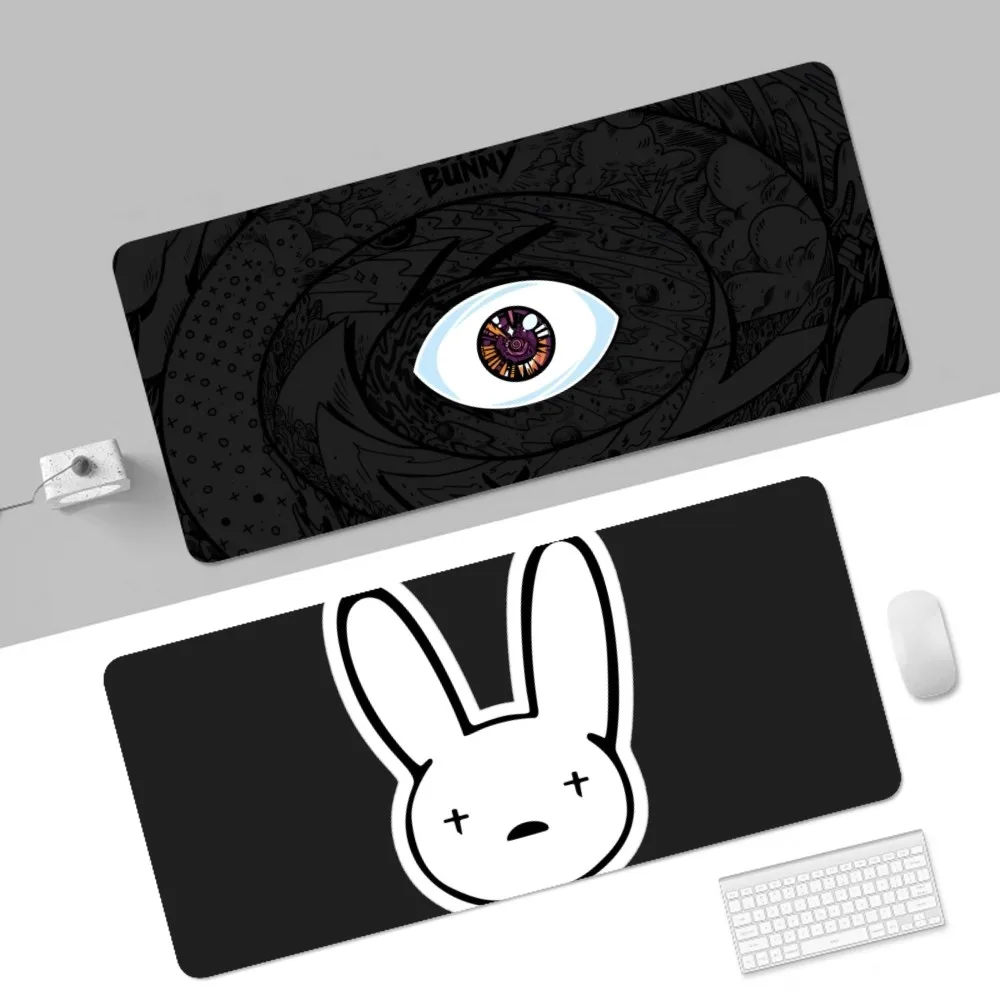 Singer Bad Bunny Animation Cartoon Anime Gaming Mouse Pad Keyboard Mouse Mats Desk Mat Accessories Desktop Mat