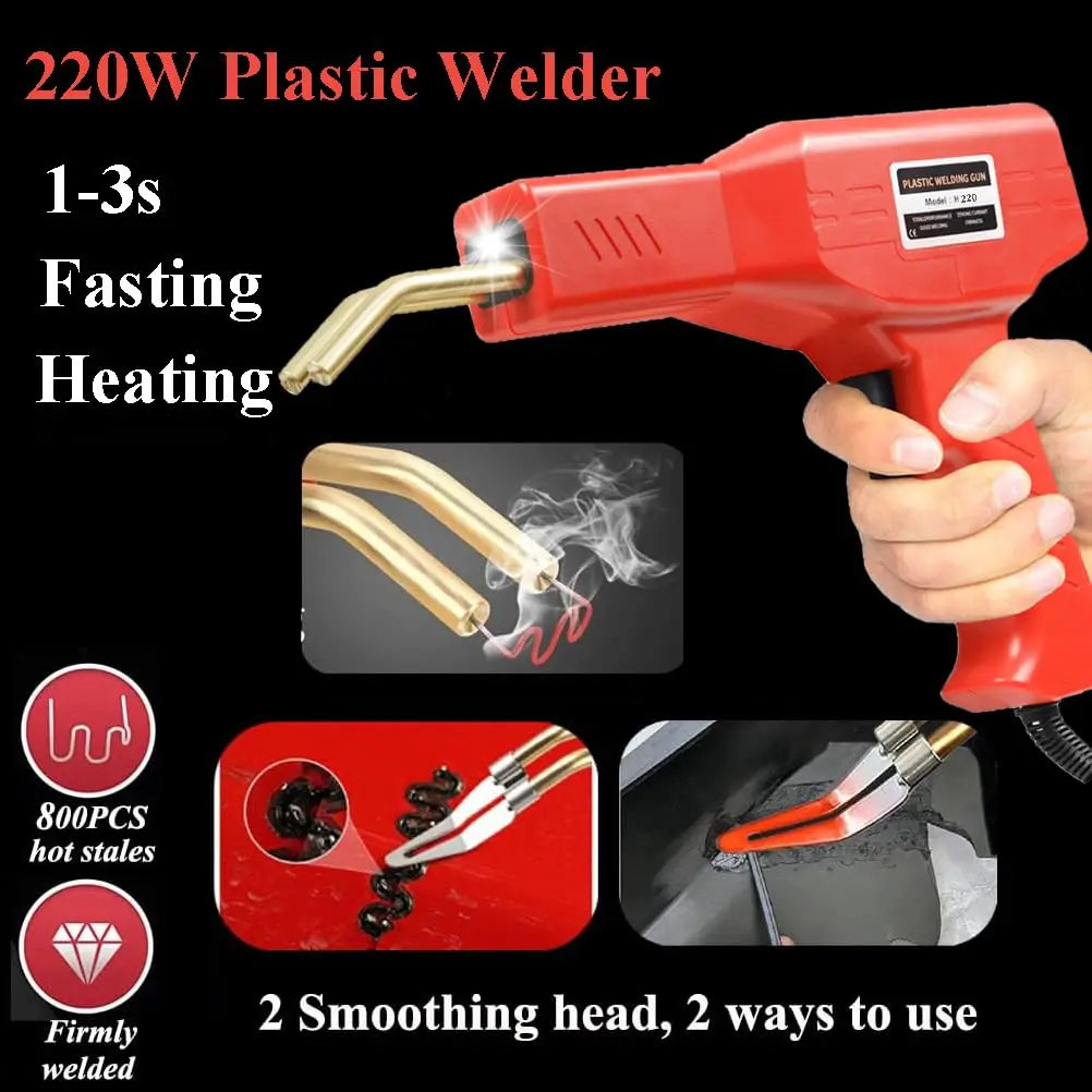 Welding Nail US/UK/AU/ EU Plastic Welding Hot Stapler Plastic Welding Machine Bumper Repair Tool 110V/220V