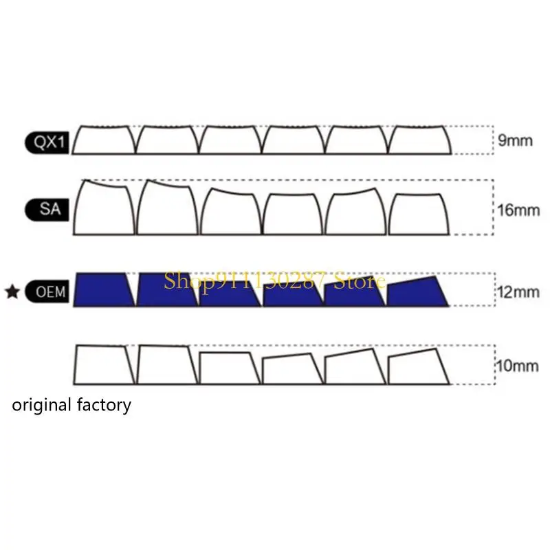 J1HC Толстые колпачки для клавиш с красителем из ПБТ, термосублимация, пространство 6,25U, вход в указания ESC